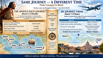 Perspective - Trip from Caesarea to Rome